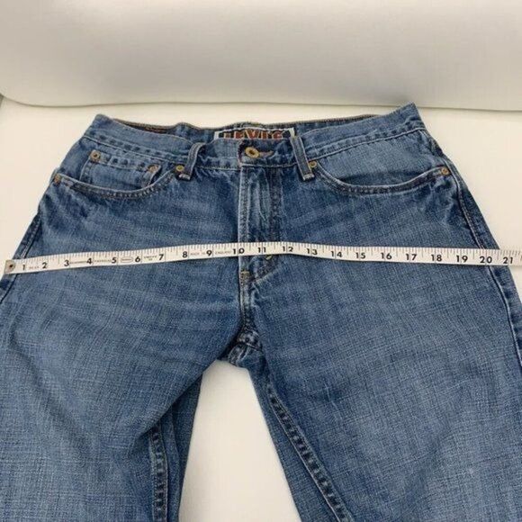 Levi’s Men Slim Fit Straight Leg Blue Jeans Size 32 W /34L - Picture 9 of 11